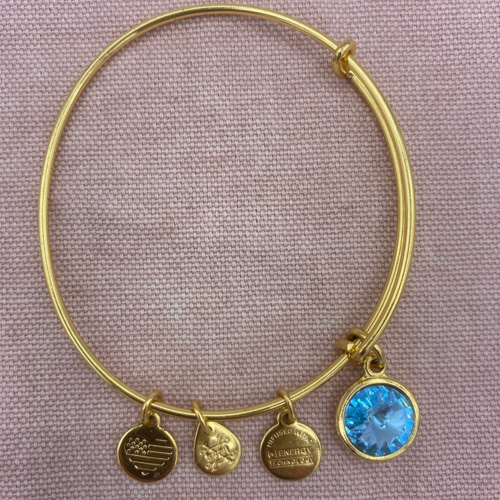 Alex and Ani Bangle Bar September Birthstone